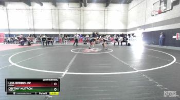 100 lbs Quarterfinal - Lina Rodriguez, Chino vs Destiny Huitron, Arroyo