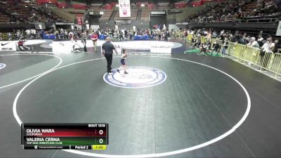 69 lbs Semifinal - Valeria Cerna, Top Dog Wrestling Club vs Olivia Wara, California