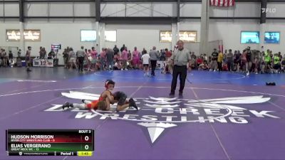 55 lbs Placement (4 Team) - Hudson Morrison, RIVER CITY WRESTLING CLUB vs Elias Vergerano, GREAT NECK WC