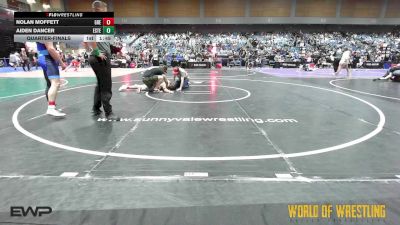 170 lbs Quarterfinal - Nolan Moffett, Gregori vs Aiden Dancer, Esteem Wrestling Academy
