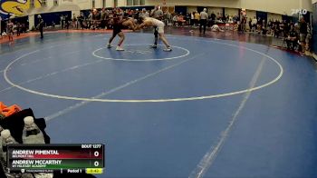 144 lbs Cons. Round 2 - Andrew Pimental, Belmont Hill vs Andrew McCarthy, NY Military Academy