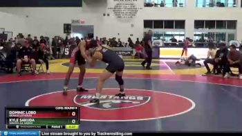 145 lbs Cons. Round 4 - Kyle Sakuda, Sonora (La Habra) vs Dominic Lobo, Orange Lutheran