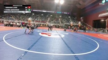 135 lbs Champ. Round 1 - Abrianna Liard, Rawlins vs Kyera Gustafson, Hulett