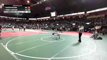 74 lbs Cons. Round 4 - Henry Laughlin, LOU1 vs Colton Snyder, EWC3