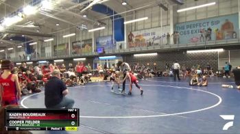 65 lbs Round 1 (16 Team) - Kaden Boudreaux, WALA Littles vs Cooper Fielder, Backyard Brawlers