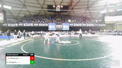 3A 175 lbs Champ. Round 2 - Eli Policarpio, Chief Sealth vs Carter Scappini, Hazen