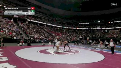 215-4A 1st Place Match - Michael McCullough, Pueblo East vs Michael Garcia, Roosevelt High School