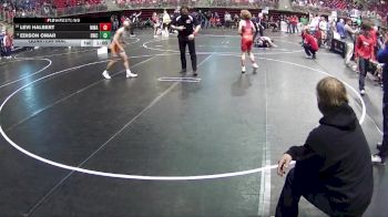 102 lbs Quarterfinal - Levi Halbert, MWC Wrestling Academy vs Edison Omar, Beatrice Wrestling Club