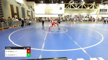 157E lbs Rr Rnd 5 - Benny Rodgers, Cornell vs Kyler Crawford, Pitt-Johnstown