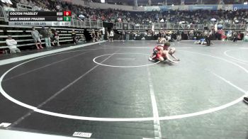 135 lbs Semifinal - Colton Passley, Webb City Youth Wrestling vs Jake Snider Frazier, Claremore WC