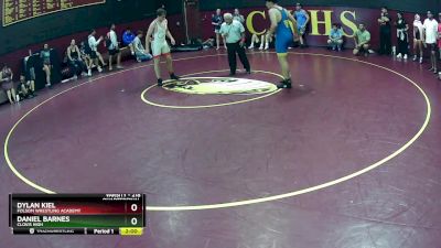 218 lbs Quarterfinal - Dylan Kiel, Folsom Wrestling Academy vs Daniel Barnes, Clovis High