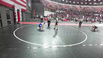 130 lbs Cons. Semi - Eli Grotelueschen, Dodgeland Youth Wrestling vs Jackson Woller, Athens