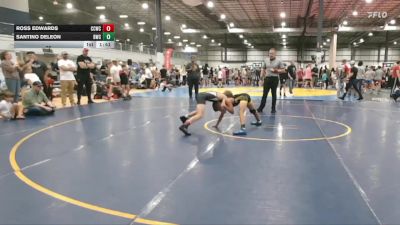 95 lbs Ross Edwards, CAPITAL CITY WRESTLING CLUB vs Santino DeLeon, BLACKHAWK WRESTLING CLUB