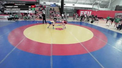 180 lbs Quarterfinal - Maya Landefeld, Misericordia vs Lindsay Laws, Lock Haven University