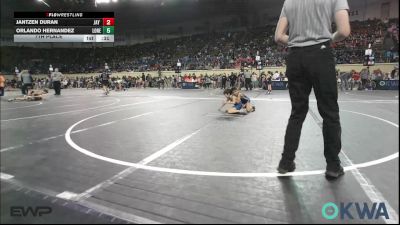 49 lbs 7th Place - Orlando Hernandez, Lone Grove Takedown Club vs Jantzen Duran, Jay Wrestling Club