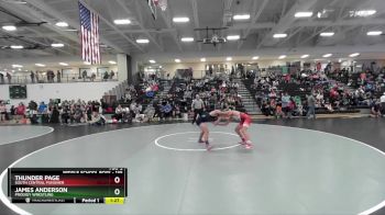 135 lbs Semifinal - Thunder Page, South Central Punisher vs James Anderson, Prodigy Wrestling