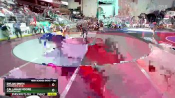 116 lbs Champ. Round 3 - Dylan Smith, Letchworth Sr HS vs Callahan Moore, Scranton Prep