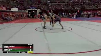 D2-215 lbs Cons. Round 1 - Evan Straub, Bellevue vs Bryson Getz, Akron Svsm