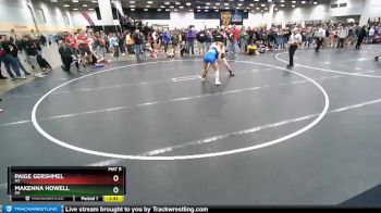 144 lbs Champ. Round 1 - Paige Gershmel, MT vs Makenna Howell, OK