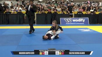Caliyah Sierra Blanco vs Madison Harper Coto 2026 IBJJF Jiu-Jitsu CON International