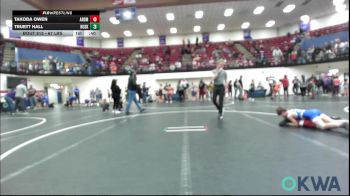 67 lbs Rr Rnd 2 - Takoda Owen, ARDMORE TAKEDOWN CLUB vs Truett Hall, Huskey Wrestling Club