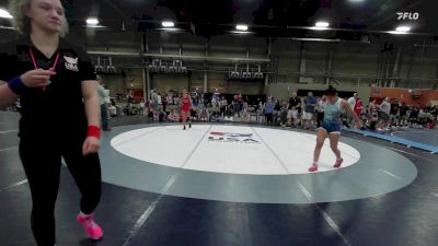 54 kg Rr Rnd 2 - Aaliyah Smith, Maine Trappers Green - GK8E vs Layla Namerow, Lady Assassins - GK8E