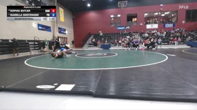180 lbs Quarterfinal - Isabella Gretzinger, Presbyterian vs Sophia Butler, Randolph