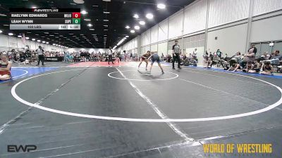 100 lbs Rr Rnd 4 - Raelynn Edwards, MOJO K-6 vs Leah Wynn, Super Girls K-6