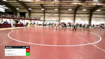 174 lbs Round Of 16 - Ryan Boyer, Coast Guard vs Nicholas Baccala, Western New England