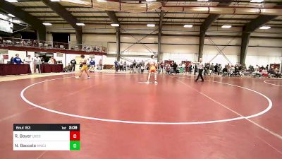 174 lbs Round Of 16 - Ryan Boyer, Coast Guard vs Nicholas Baccala, Western New England