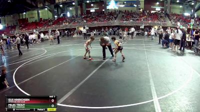 55 lbs Cons. Round 3 - Gus Hinrichsen, Syracuse Mat Club vs Miles Trout, The Best Wrestler