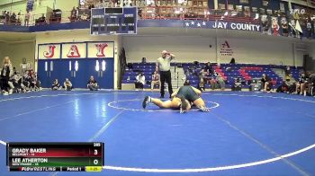 285 lbs Placement (16 Team) - Grady Baker, Bellmont vs Lee Atherton, New Prairie