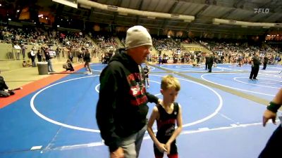 46 lbs Round Of 16 - James Evans, Bartlesville Wrestling Club vs Corbin Morris, Poteau Youth Wrestling Academy