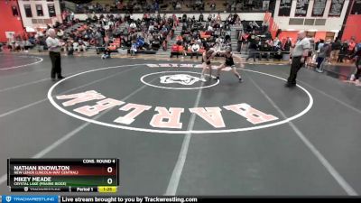 126 lbs Cons. Round 4 - Mikey Meade, Crystal Lake (PRAIRIE RIDGE) vs Nathan Knowlton, New Lenox (LINCOLN-WAY CENTRAL)