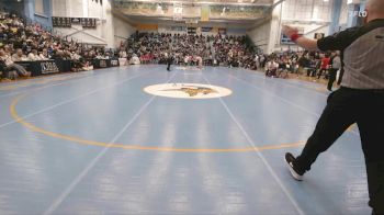 157 lbs 5th Place Match - Daniel Hague, Delaware Military Academy vs Miguel Sigaran, Caesar Rodney H S