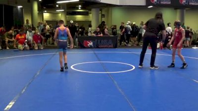 74 lbs Champ. Rd Of 16 - Ian Weber, Ringers Wrestling Club vs Brodys Myers, Pennsylvania