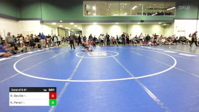 75 lbs Consi Of 8 #1 - Rylee Beville, FL vs Kingston Perez, FL