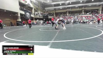 120 lbs Quarterfinal - Justin Tuttle, CK Young Lions vs Beau Hazelwood, Raw