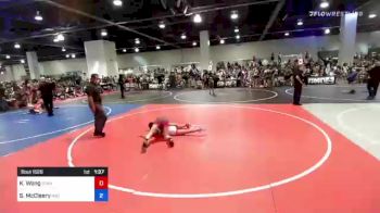 101 lbs Semifinal - Kasia Wong, Standfast vs Saige McCleery, Mat Demon WC