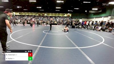 150 lbs Consi Of 8 #1 - Beau Hickman, OK vs Holden Huhn, OH