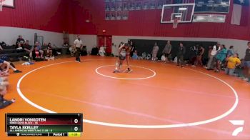 132 lbs Round 5 (8 Team) - Landri VonGoten, Hired Guns Black vs Tayla Skelley, All American Wrestling Club