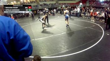 117 lbs Cons. Semi - Apollo Cardenas, The Best Wrestler vs Braxton Tramp, Hawks Wrestling Club (Lincoln)