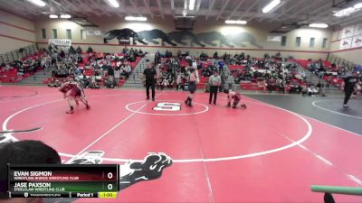 135 lbs Cons. Round 1 - Jase Paxson, Steelclaw Wrestling Club vs Evan Sigmon, Wrestling Rhinos Wrestling Club