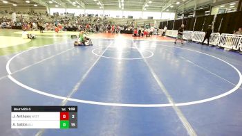 126 lbs Rr Rnd 3 - Justice Anthony, West Virginia Dustin's Diamonds vs Ava Babbs, Illinois Cornstars - Wendy