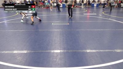 78 lbs Consy 1 - Kai Harris, All American W.C. vs Linwood Eley, Greensburg Salem