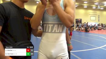 152 lbs Rr Rnd 2 - Jaden Wehler, HS Flying Dutchmen vs Gabriel Dorman, HS Bad Karma