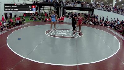 155 lbs Cydney Davis, Texas Blue vs Olivia Georges, New Jersey