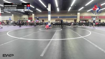 190 lbs Round Of 32 - Jonathan Carlile, Texas vs Azlan Froboese, Empire Wrestling Club