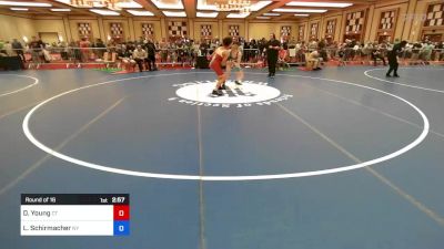 160 lbs Round Of 16 - Donell Young, Ct vs Luke Schirmacher, Ny