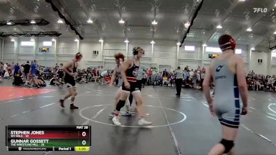 165 lbs Round 2 (4 Team) - Stephen Jones, WV Wild vs Gunnar Gossett, The Wrestling Mill